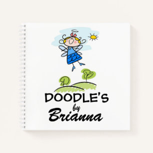 Cuaderno Cute Stick Figure Personalizado Doodle Sketchbook