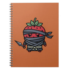 Cuaderno Cute Strawberry Ninja Assassin Japanese Pop Art
