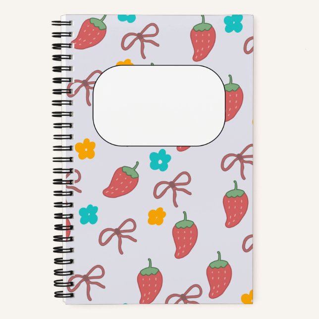 Cuaderno Cute Strawberry Notebook (Anverso)