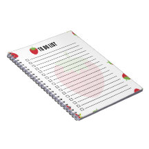 Cute Strawberry To-Do List Notepad
