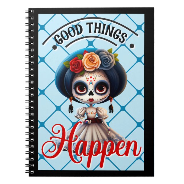 Cuaderno Cute Sugar Skull (Frente)