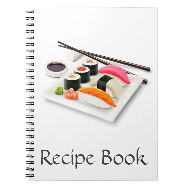 Cuaderno Cute sushi Japanese food (Frente)