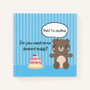 Cuaderno Cute Teddy Bear Kids Chiste gracioso