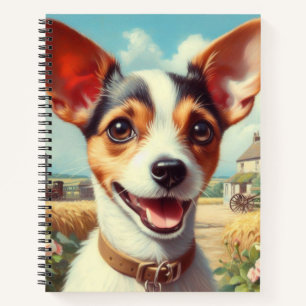 Cuaderno Cute Toy Fox Terrier Pintura