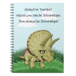 Cuaderno Cute Triceratops Notebook