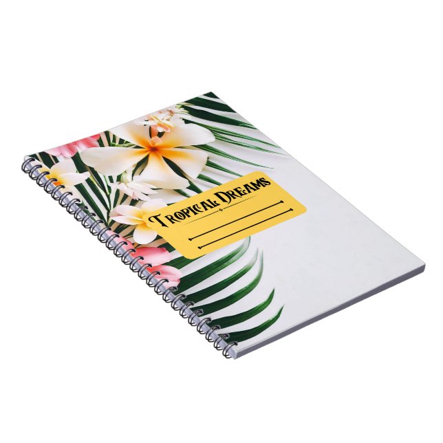 Cuaderno Cute Tropical Dreams Notebook (Lado Derecho)