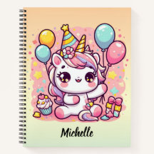 Cute unicornio con globos