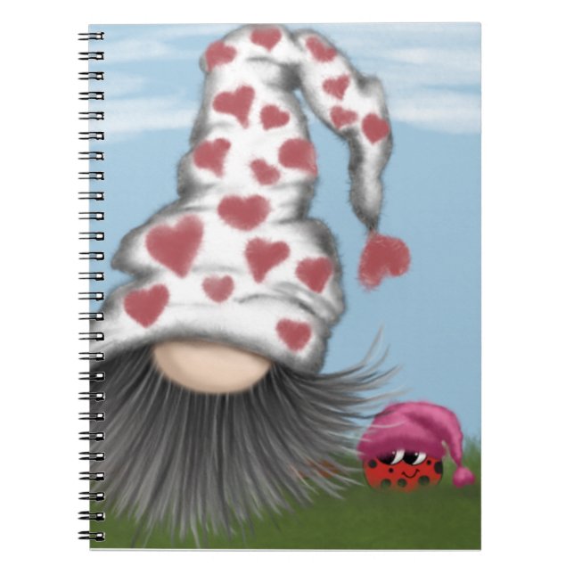 Cuaderno Cute Valentine Gnome (Frente)