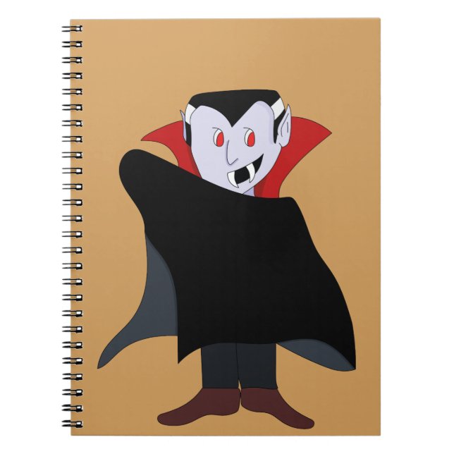 Cuaderno Cute Vampire Disstume de Halloween (Frente)