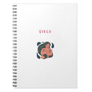 Cuaderno Cute Virgo, zodiaco, impresión de signo estelar
