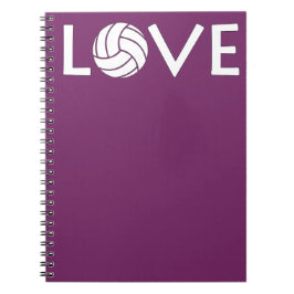 Cuaderno Cute Voleibol Love Notebook