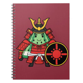 Cuaderno Cute Watermelon Shogun Samurai Warrior Illustratio