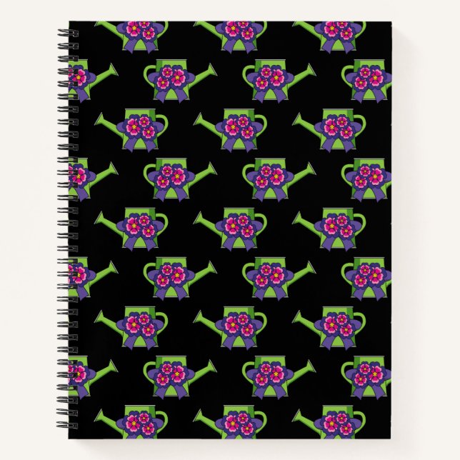 Cuaderno Cute Waters Can con Bouquet de flores (Anverso)