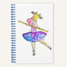 Cuaderno Cute Whimsical Ballerina Cow