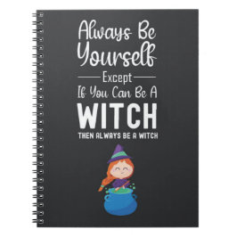 Cuaderno Cute Witch Gifts Funny Typography Humor Quote