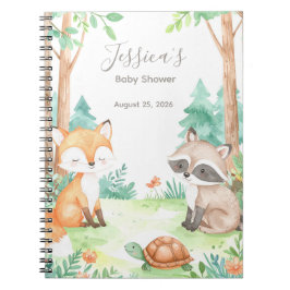 Cuaderno Cute Woodland Baby Shower Theme Gift