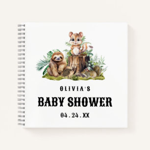 Cuaderno Cute Woodland Safari Animal Gift List