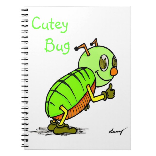 Cuaderno Cutey Bug Notebook (Frente)