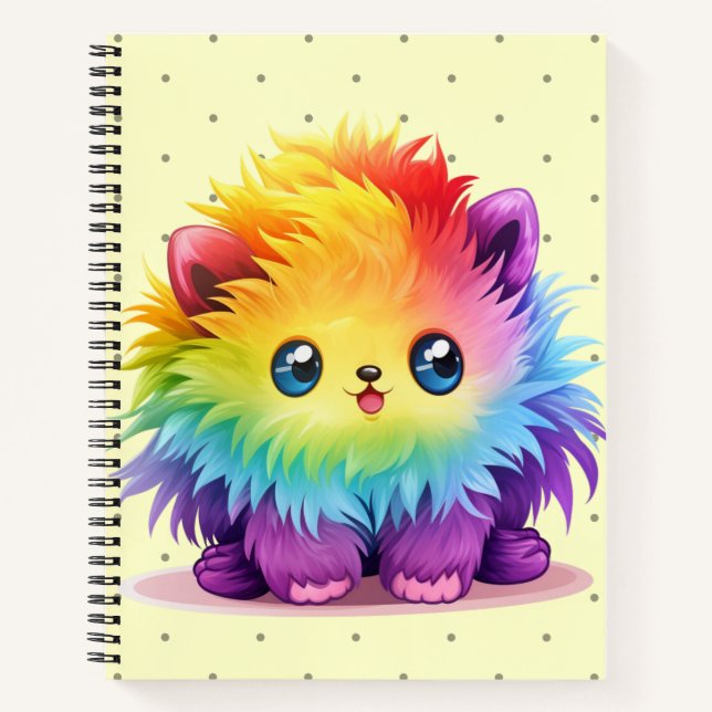 Cuaderno Cutie Pi Rainbow Design Notebook (Anverso)