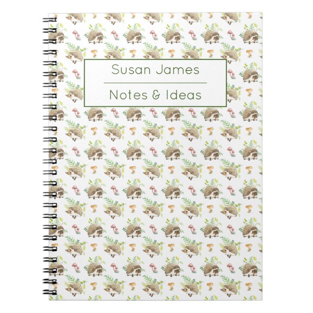 Cuaderno Cuto acuarela con nombre personalizado (Frente)