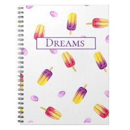 Cuaderno Cuto acuarela Helado Cremas