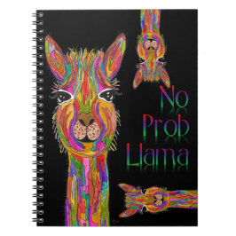 Cuaderno Cuto, colorido y gracioso bloc de notas de Llama e