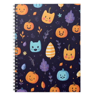 Cuaderno Cuto de gatos y calabazas