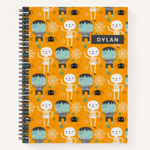 Cuaderno Cuto de los monstruos de Halloween