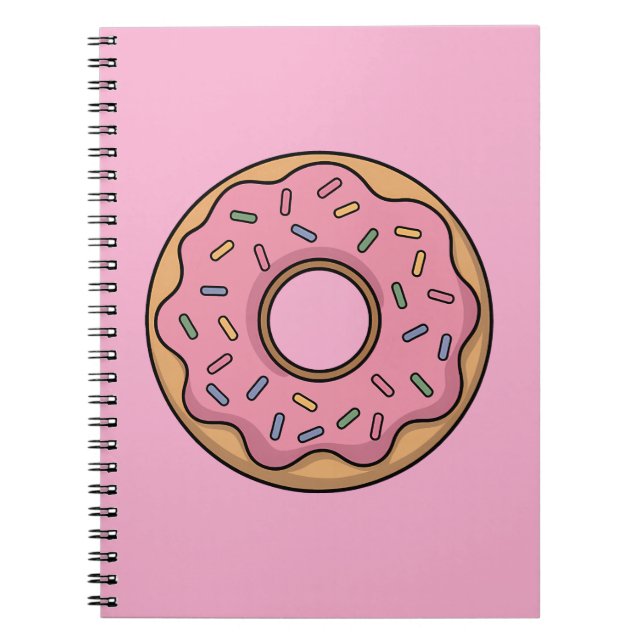 Cuaderno Cuto donut | Niño (Frente)