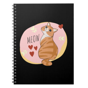 Cuaderno Cuto naranja gato