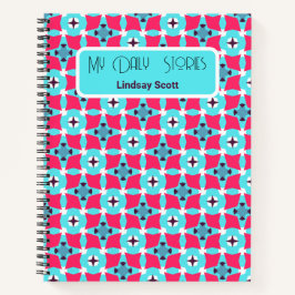 Cuaderno Cuto patrón Personalizado bloc de notas en espiral