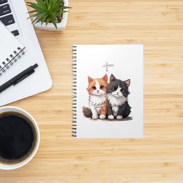 Cuaderno Cuto Personalizado de gatos para bloc de notas