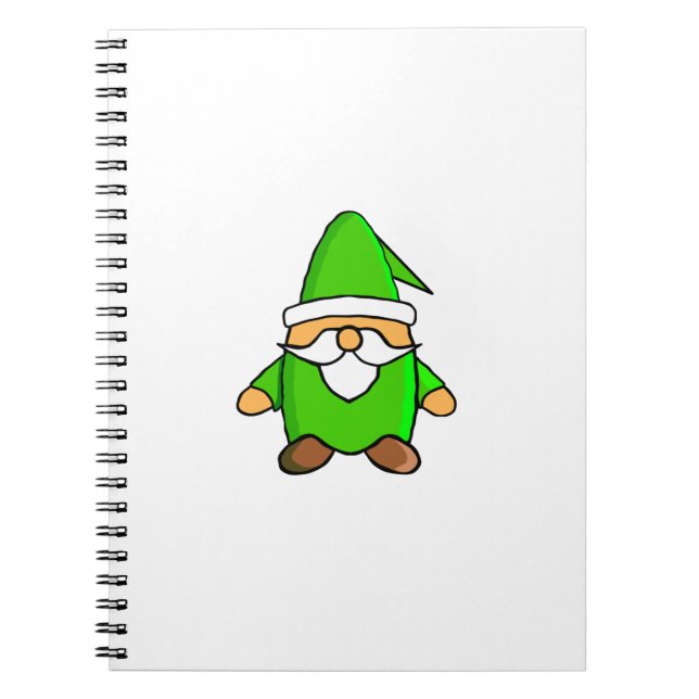 Cuaderno Cuto Personalizado Gnome Notebook (Frente)
