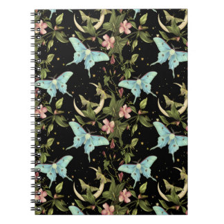 Cuaderno Cuto portátil Cute Ethereal Witchy Moth Moon