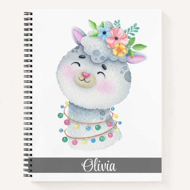 Cuaderno Cuto portátil de llamadas personalizadas (Anverso)