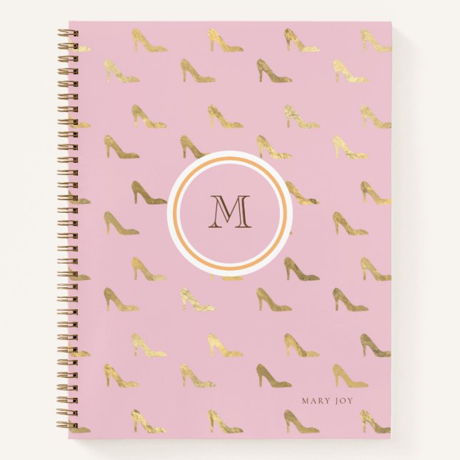 Cuaderno Cuto portátil rosa rosado (Anverso)