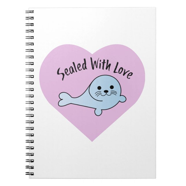 Cuaderno Cuto sellado con amor (Frente)