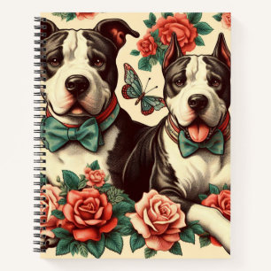 Cuaderno Cuto Vintage American Pit Bull Terrier