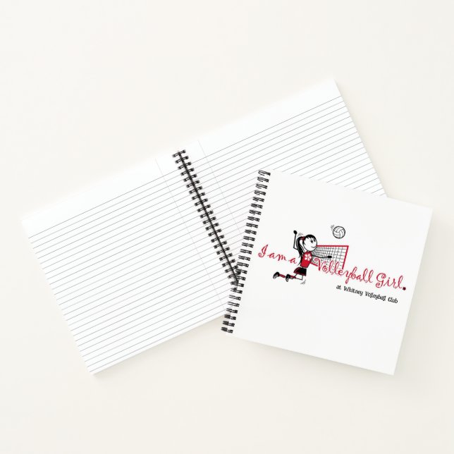 Cuaderno Cuto voleibol personalizado (Interior)