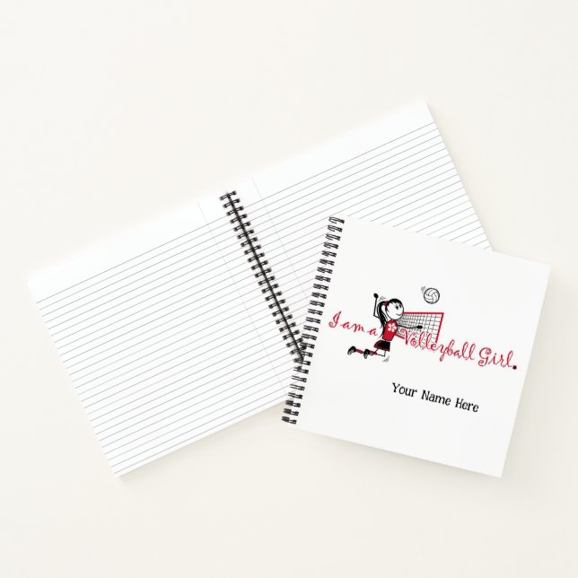 Cuaderno Cuto voleibol personalizado (Interior)