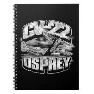 Cuaderno CV-22 OSPREY Portátil de fotografía espiral para p
