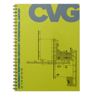 Cuaderno (CVG) del diagrama del aeropuerto de