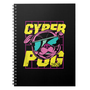 Cuaderno Cyber Pug 2021 Funny Dog Pug Design