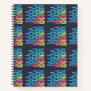 Cuaderno "CyberBrick: Derribo de mortero neón"