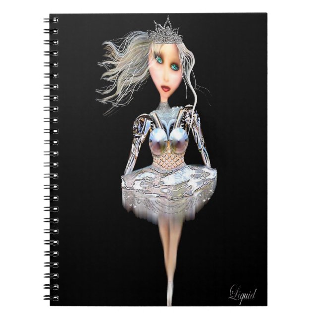 Cuaderno Cyborg Liquid Ballerina (Frente)