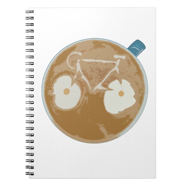 Cuaderno Cycling Latte Art (Frente)