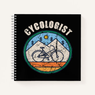 Cuaderno Cycologist Funny Bicicleta Ciclismo Regalo Vintage