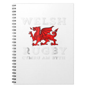 Cuaderno Cymru Am Bysh Rugby Wales Por Siempre Dragon Te