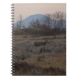 Cuaderno D12 Mule Deer Buck and Sweet Grass Hills