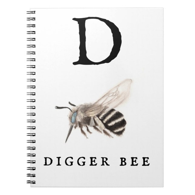 Cuaderno "D" Digger Bee (Frente)